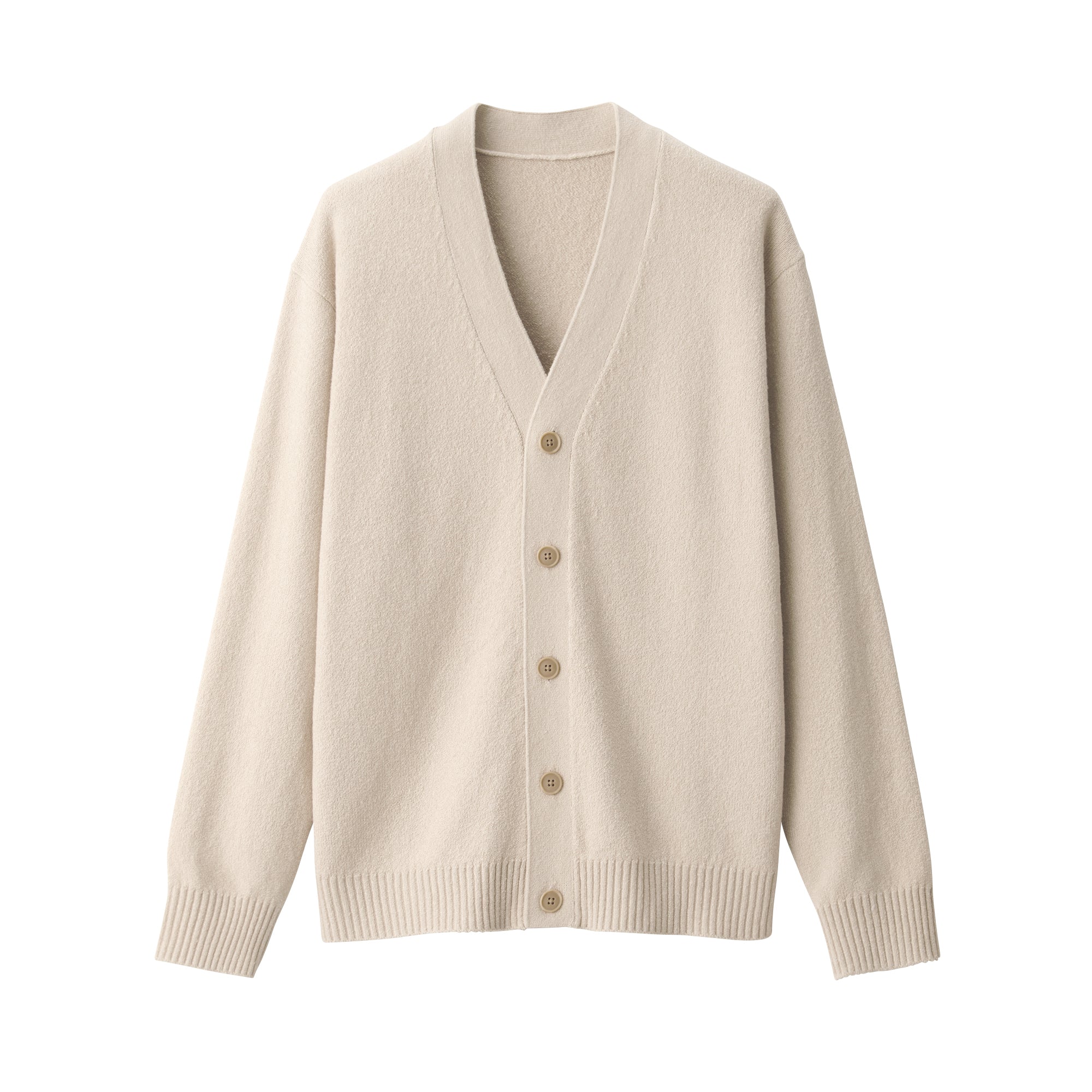  Men's Soy Fiber Mid-Gauge V-Neck Cardigan、mySite、sugarbowlscore