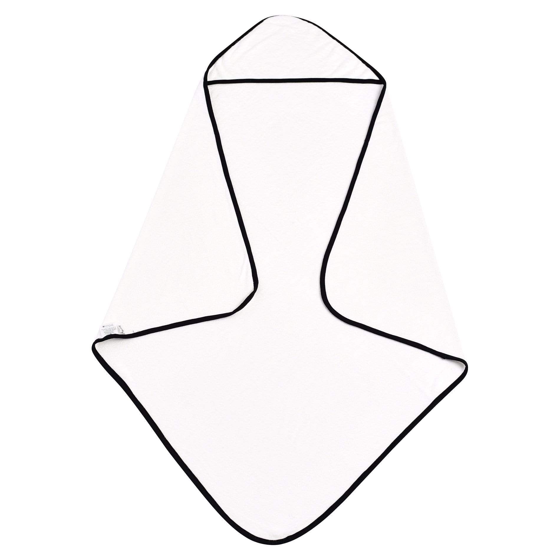  Hooded Bath Towel in Cloud with Midnight Trim、mySite、layawaytickets