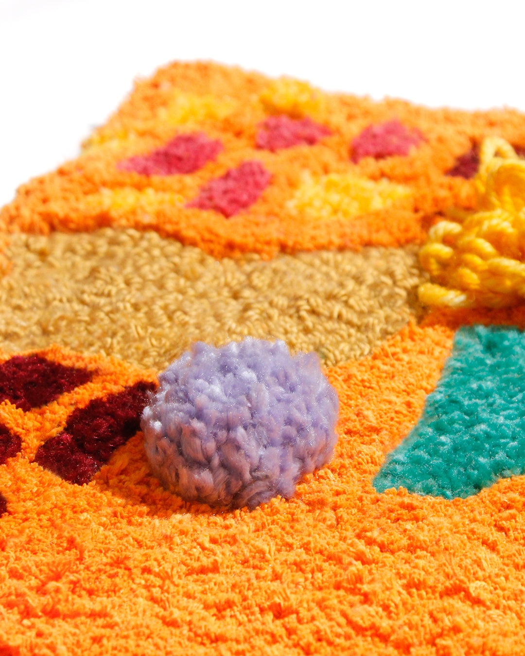 One of a Kind Orange Textile Wall Art、mySite、gigharbornorthrealestate