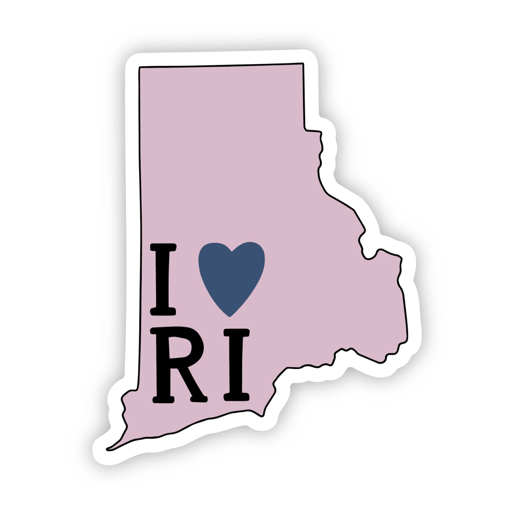  I Love Rhode Island Sticker、mySite、elrpsem3k