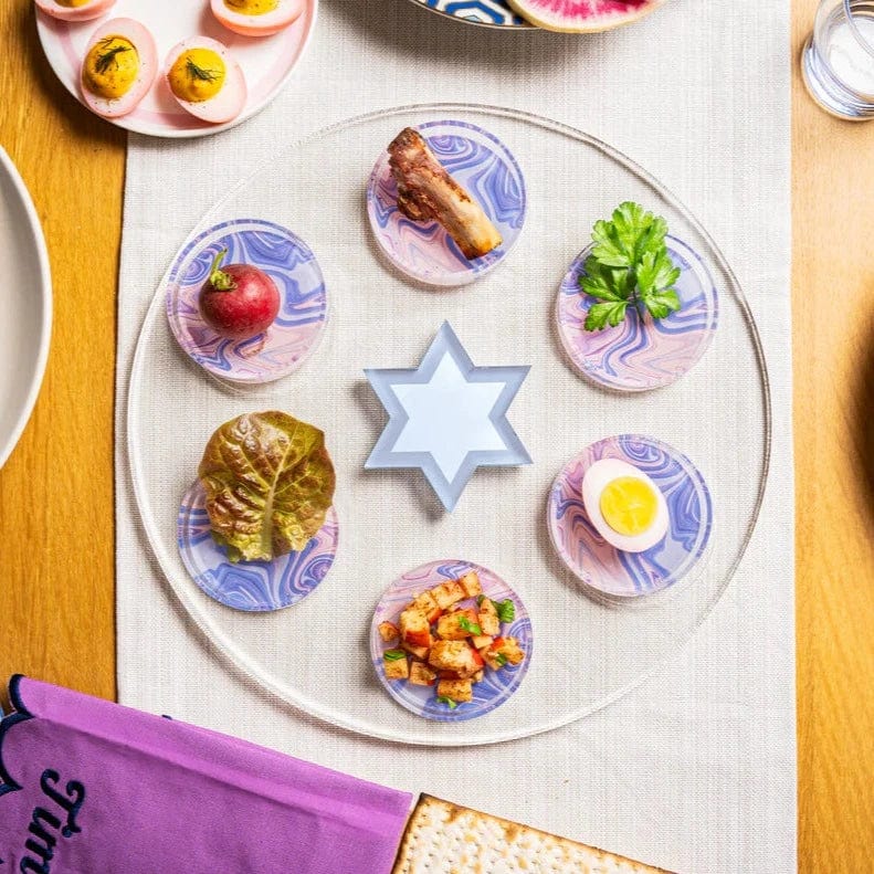 Lavender Swirl Seder Plate、mySite、topwebapps