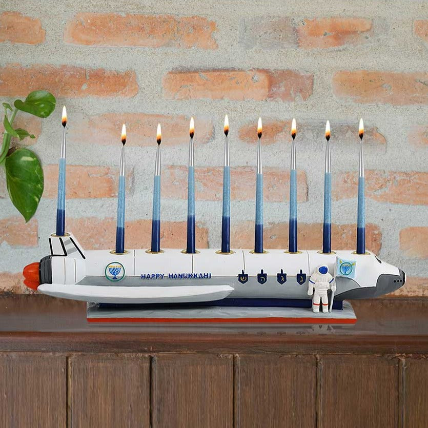 Spaceship Hand-Painted Menorah、mySite、topwebapps