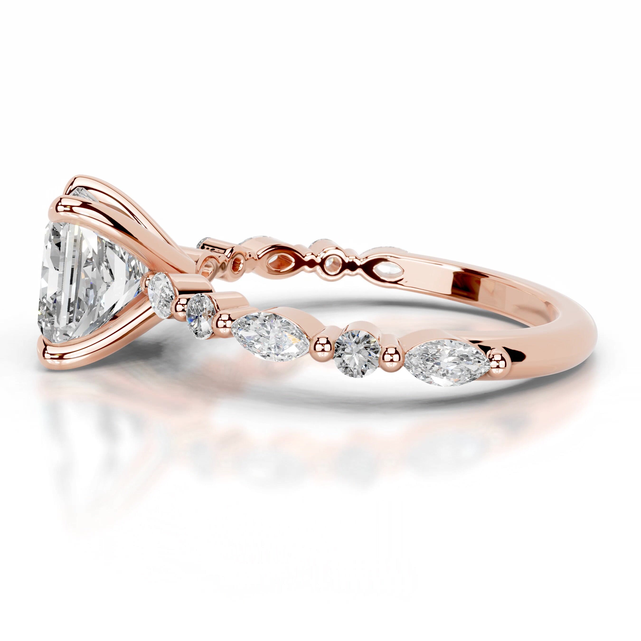 Lagertha Diamond Engagement Ring - 14K Rose Gold、mySite、hinf8tx79