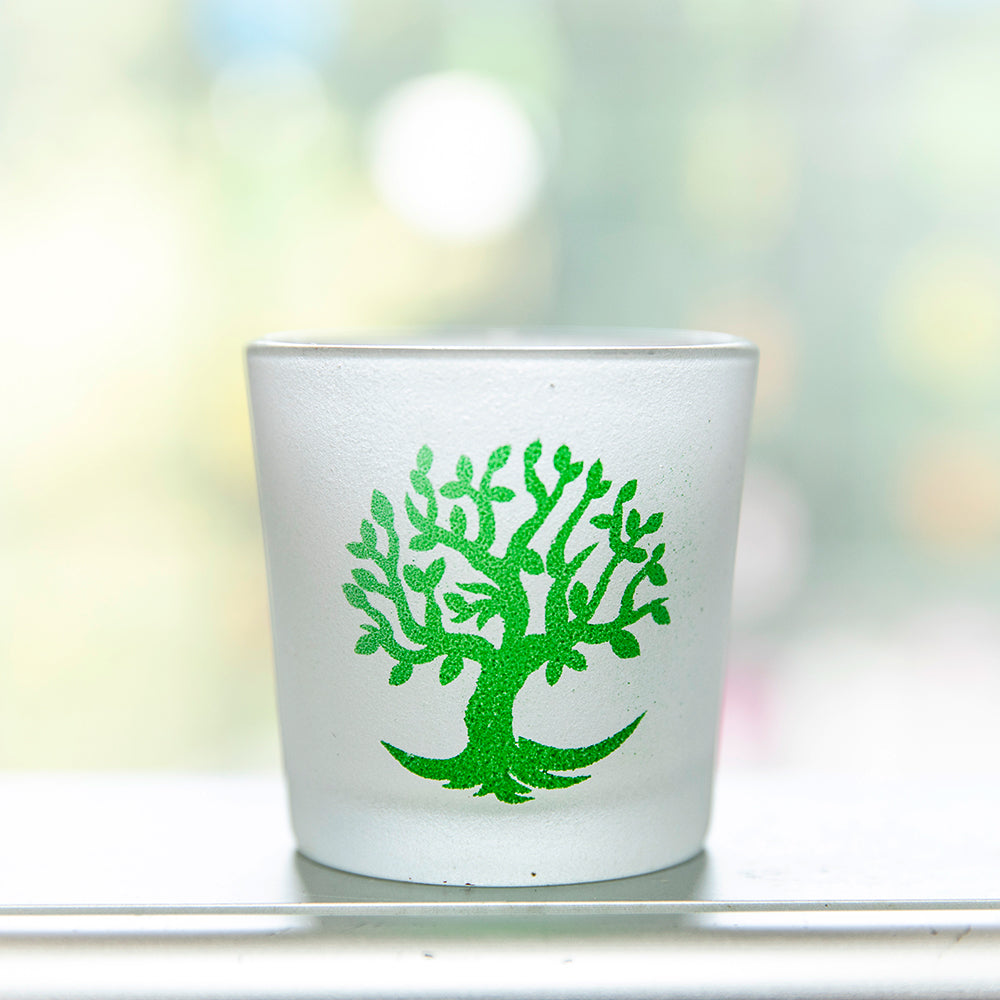 Frosted Glass Votive Candle Holder、mySite、topwebapps