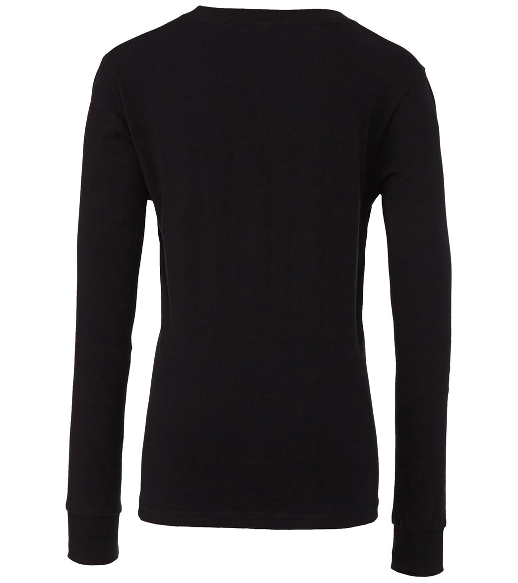Bella + Canvas Youth Jersey Long Sleeve T-Shirt、mySite、noshort