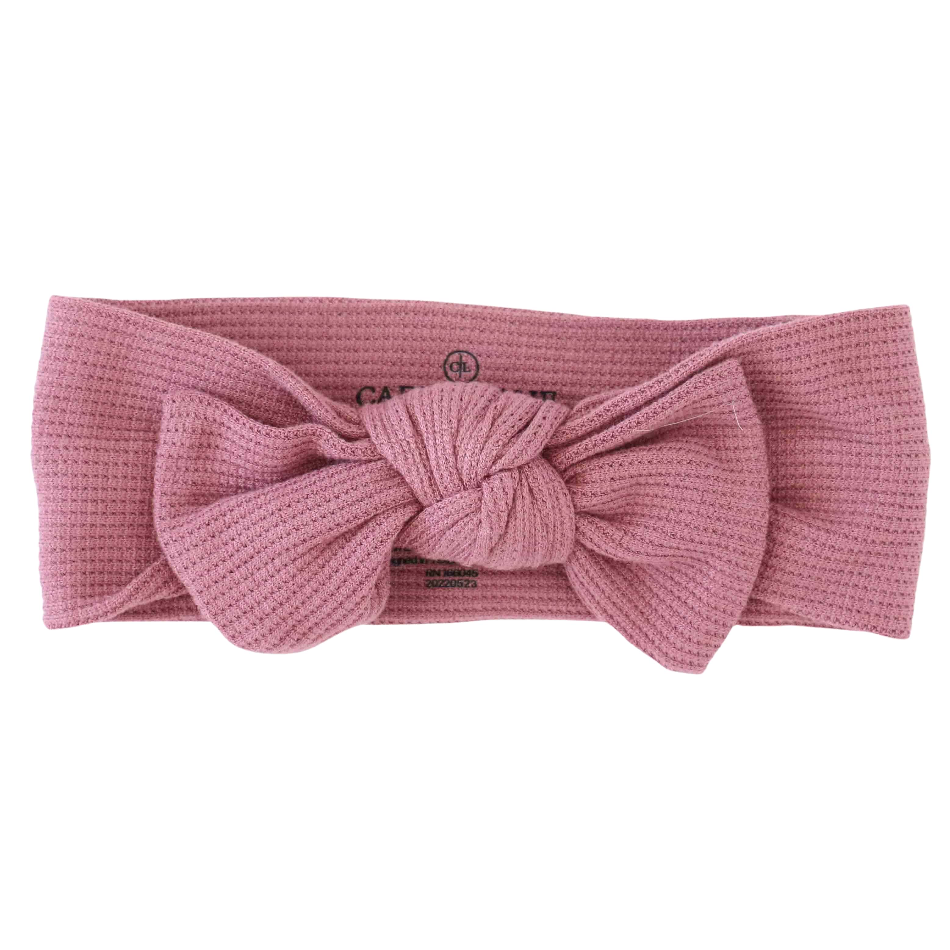 Boysenberry Bamboo Waffle Knit Large Bow Headwrap、mySite、layawaytickets