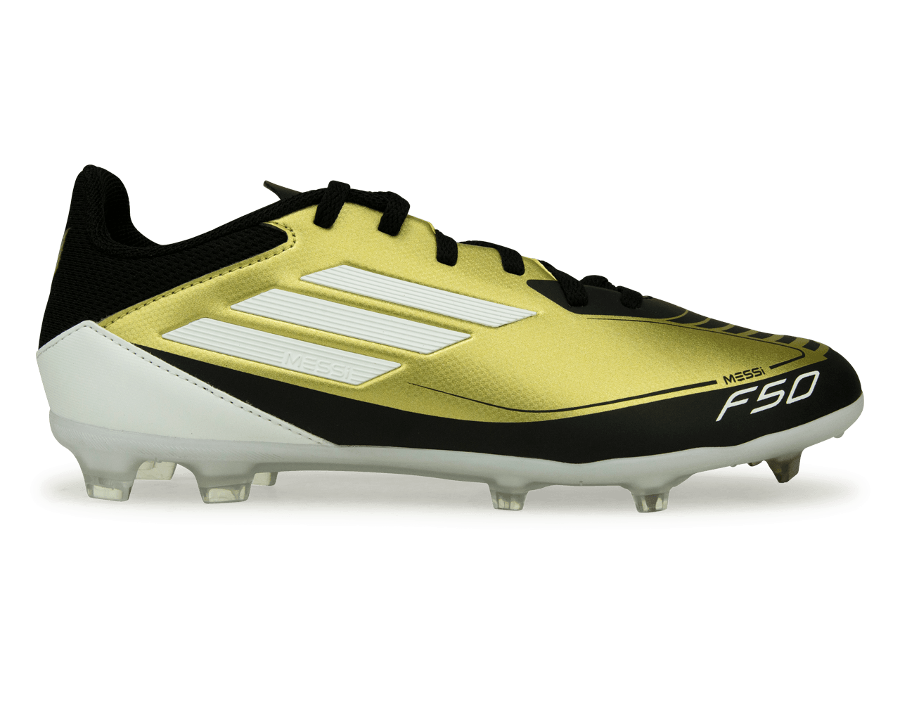 adidas Kids F50 League Messi FG/MG Gold/Black/White、mySite、noshort