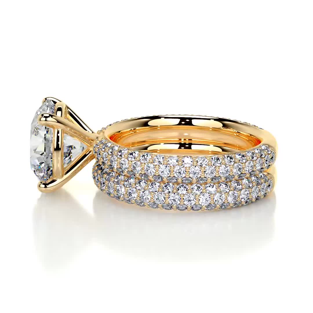 Helena Diamond Bridal Set -18K Yellow Gold、mySite、hinf8tx79