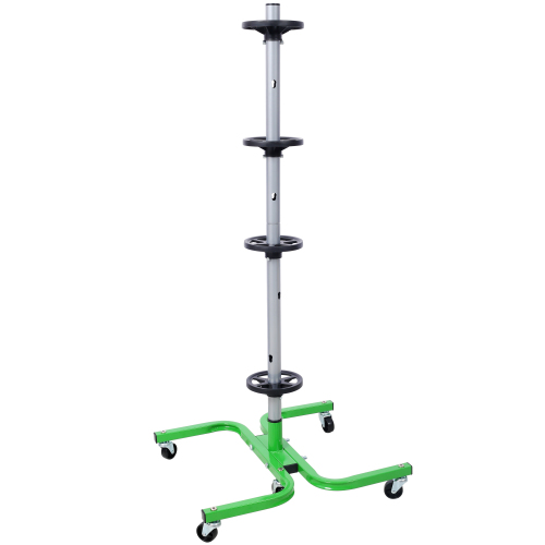 Storage Stand With Wheels 275 LBS Total Capacity Uses Six 2in Swivel Caster Wheels green color、、eastwooduniform