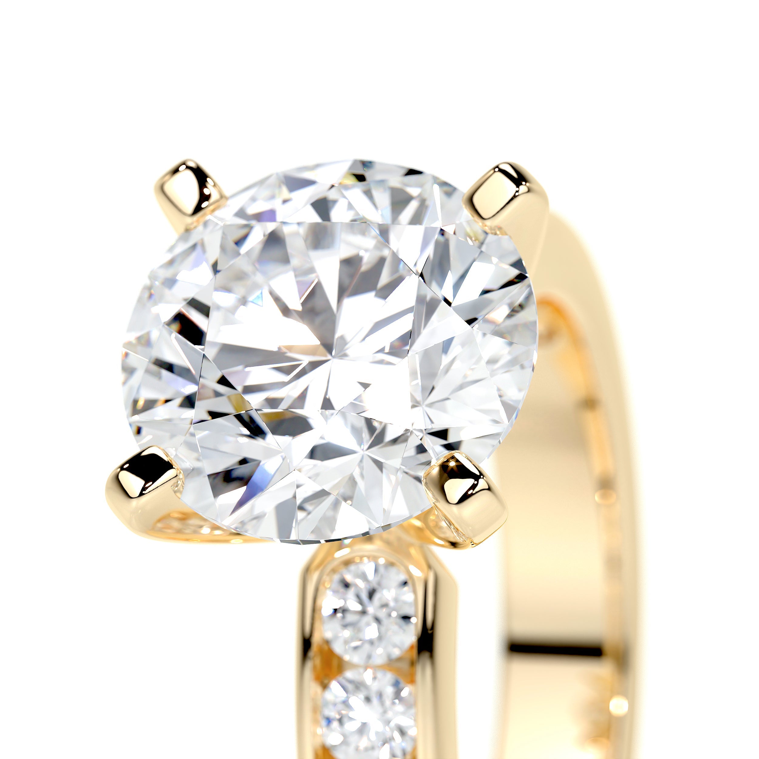 Giselle Lab Grown Diamond Ring -18K Yellow Gold (RTS)、mySite、hinf8tx79