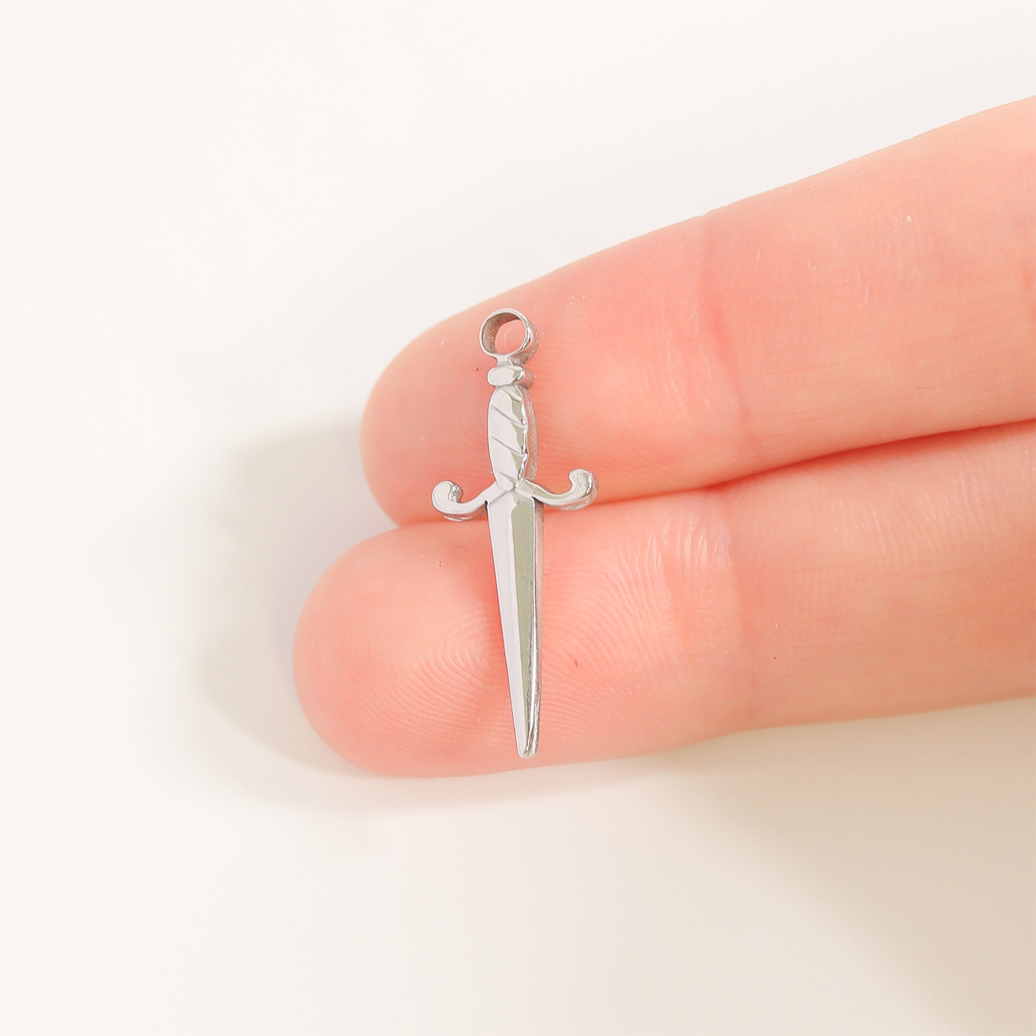 18K Gold PVD Stainless Steel Dagger Charm / PDL0199、mySite、dreamappss