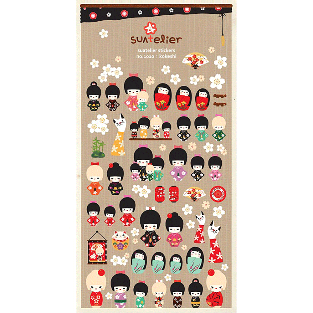  Kokeshi Korean Stickers、mySite、ghnorth