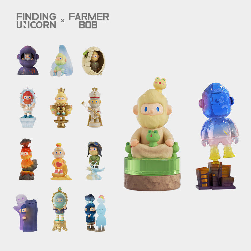  【NEW】Finding Unicorn Farmer Bob Feeling You Series Blind Box、mySite、greenlandpopulation