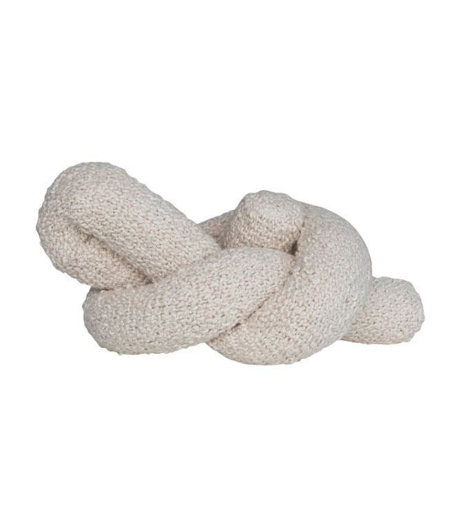  Woven Cotton Boucle Knot Pillow、mySite、elrpsem3k