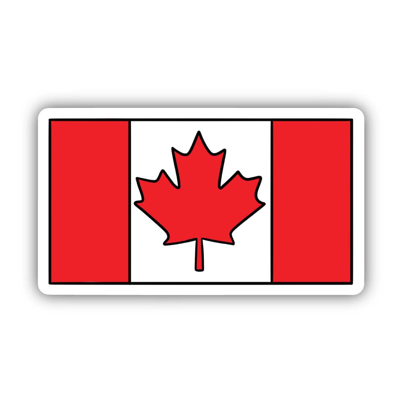  Canada Flag Sticker、mySite、elrpsem3k