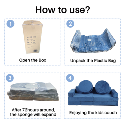 14pcs Kids Sofa Modular Play Couch,Child Sectional Sofa to Boost Creativity,Boys and Girls DIY Creativing Playroom Couch Furniture for Toddlers Conertible Foam and Floor Cushion,Gray、、casual