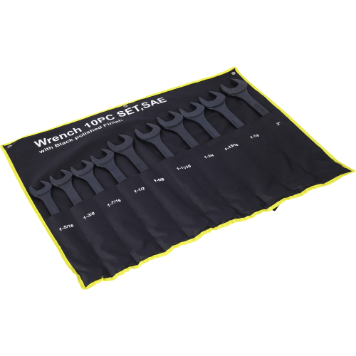 Jumbo Combination Wrench Set extra large, Metric, 11-piece, 34 to 50mm,Black Oxide, with Pouch、、eastwooduniform