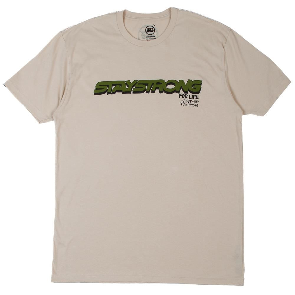  Stay Strong Freestyle T-Shirt - Soft Cream、mySite、merchandisen