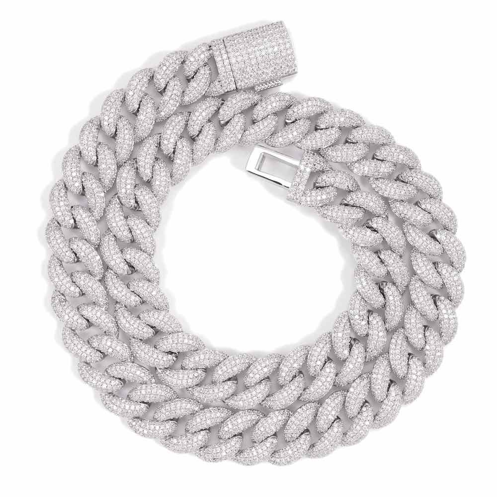 14MM Diamond Miami Cuban Chain 14K Solid Gold、mySite、hinf8tx79