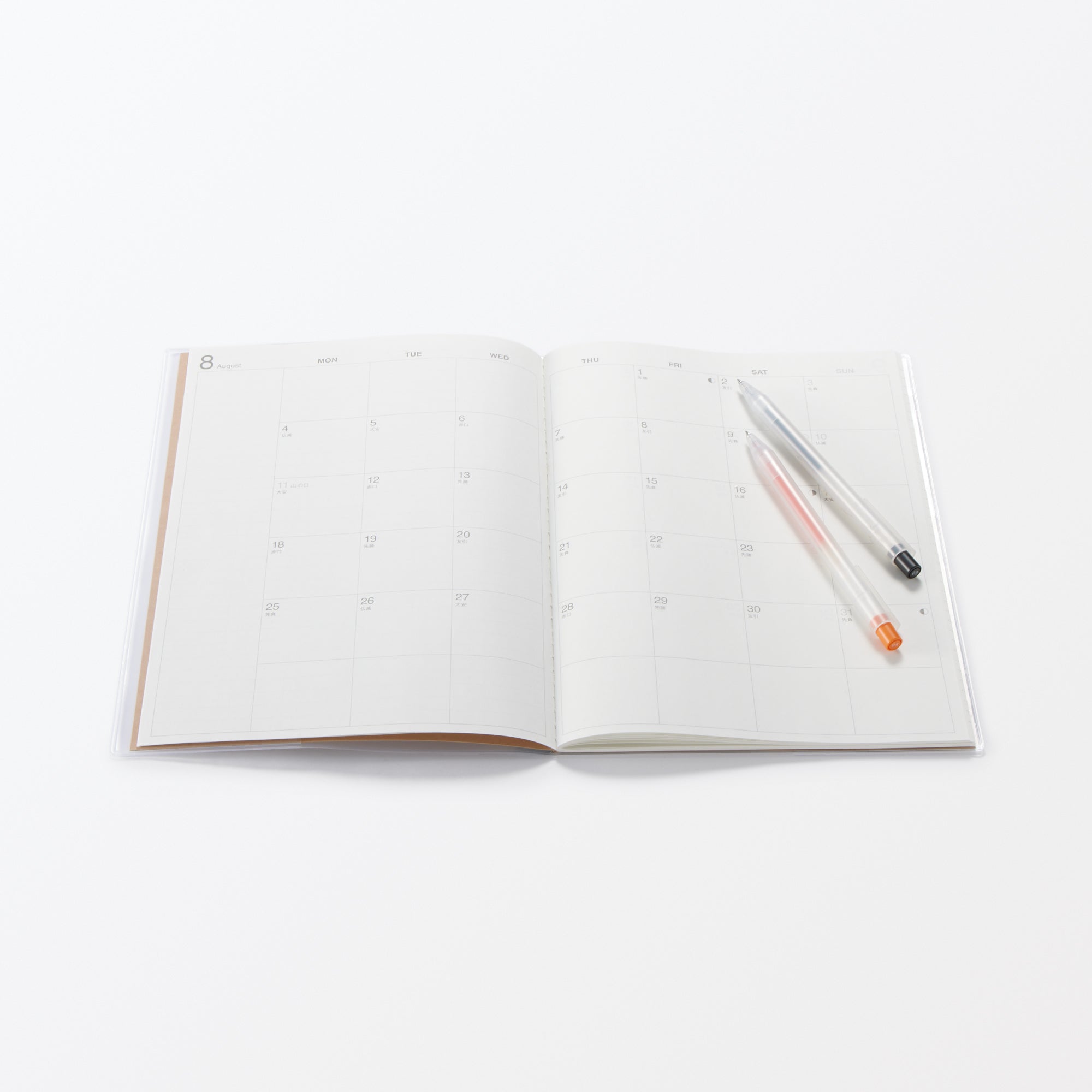  B5 Monthly Planner From Aug. 2025 - Mon. Start、mySite、sugarbowlscore