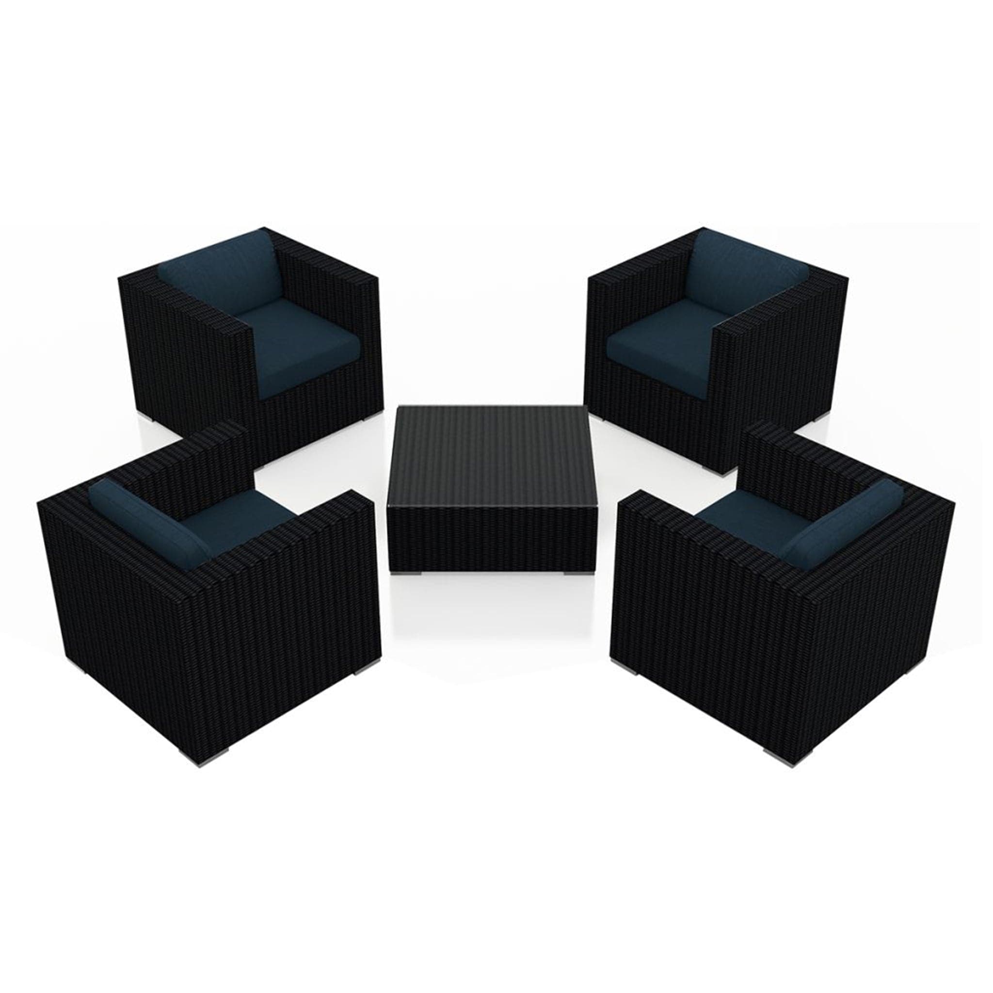 Urbana 5 Piece 4-Seat Club Chair Set、mySite、neckold