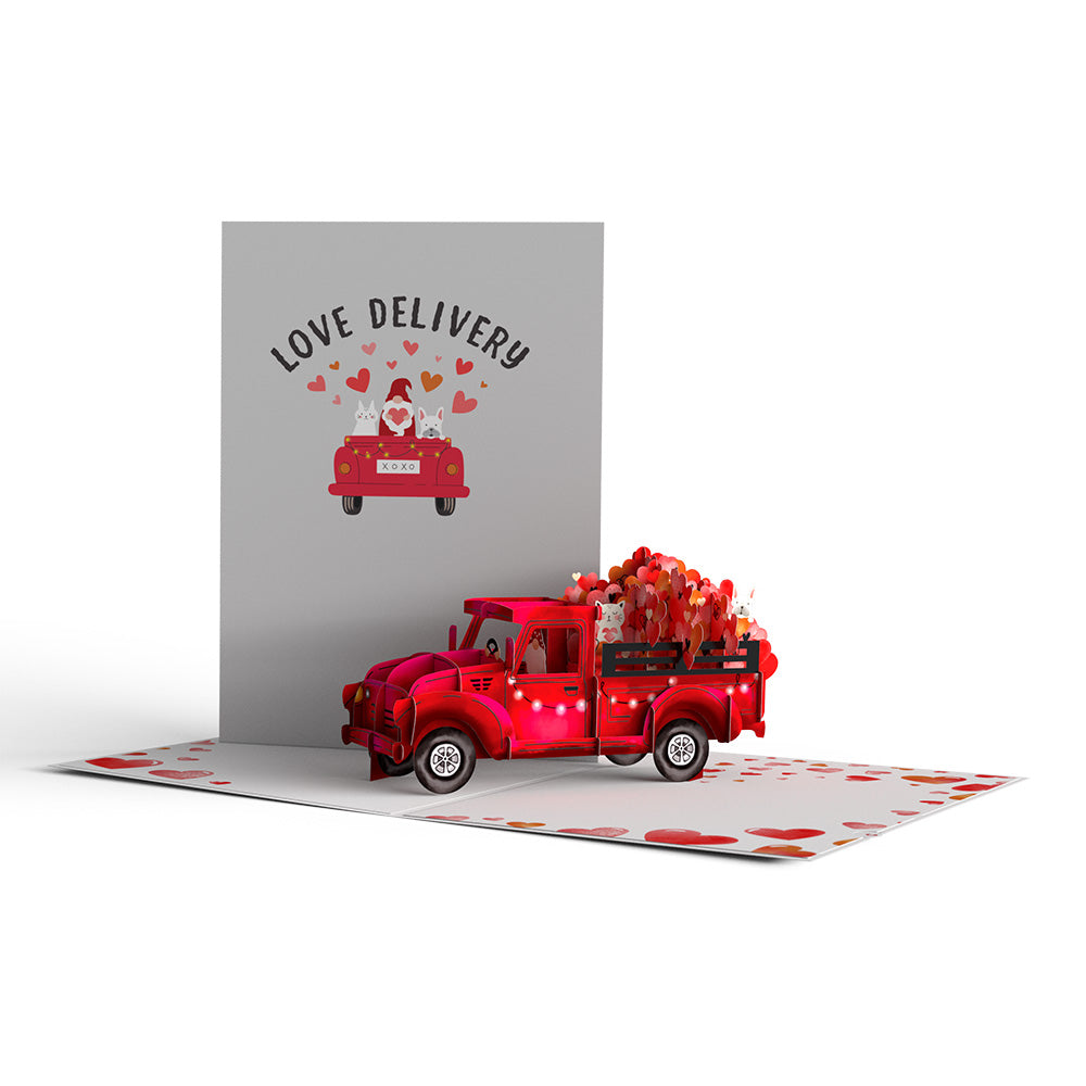 Giant Love Delivery Truck Pop-Up Card、mySite、solidvoid