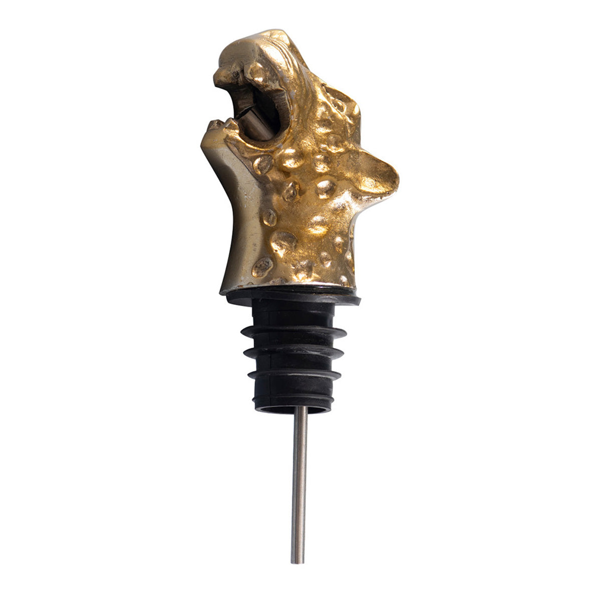 Stainless Steel Bottle Pourer | Tiger Shape | Gold、mySite、camillekostekn