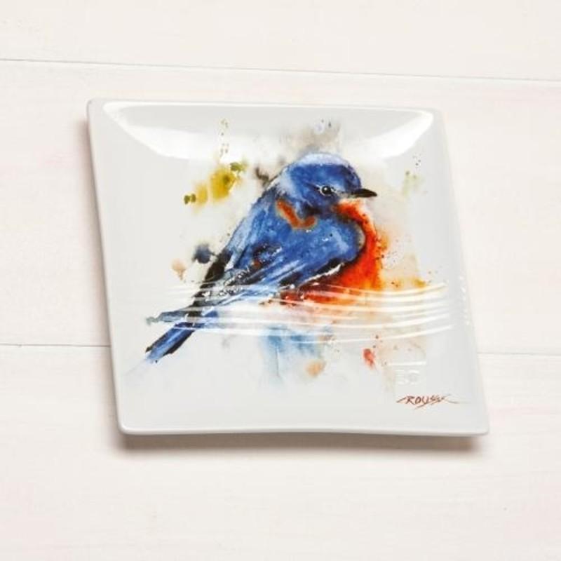 Nature & Bird Snack Plates Collection - by Artist Dean Crouser -Magnificent! *、mySite、g9winljtr