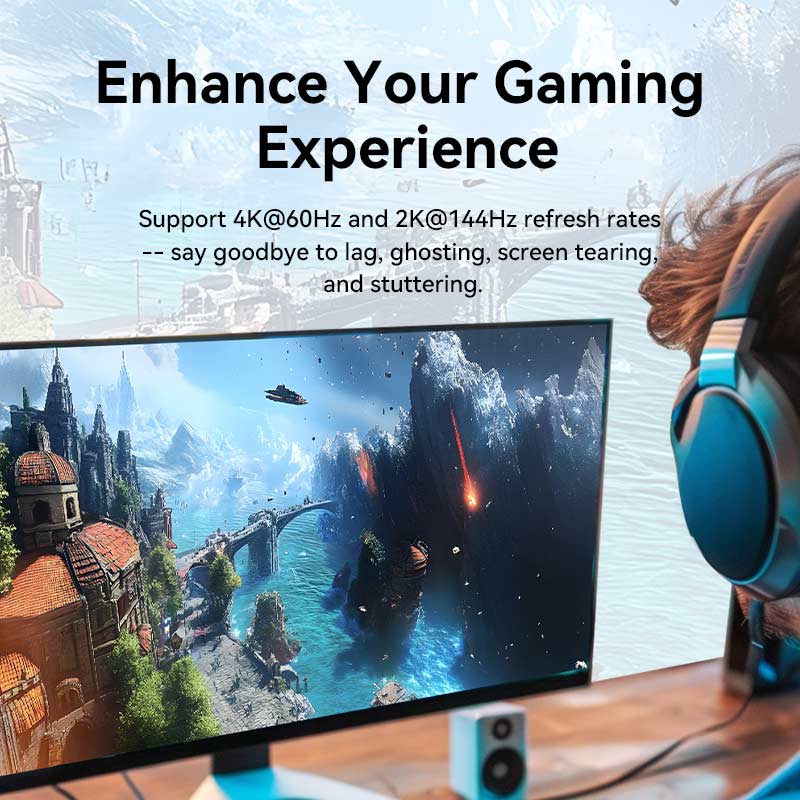 Vention USB-C to DP 4K HD Cable、mySite、fannypackpong