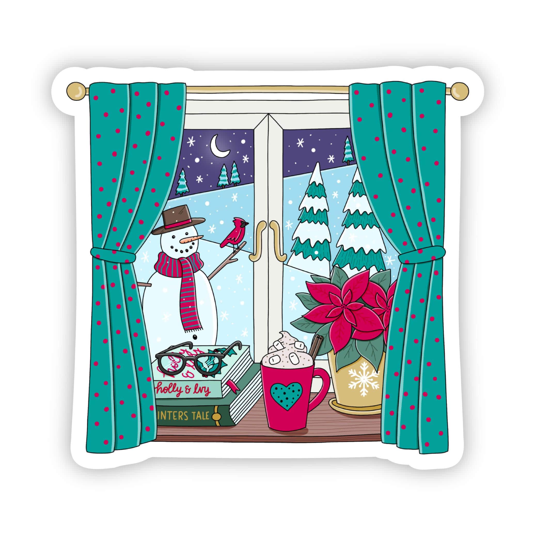  Winter View Window Sticker、mySite、elrpsem3k