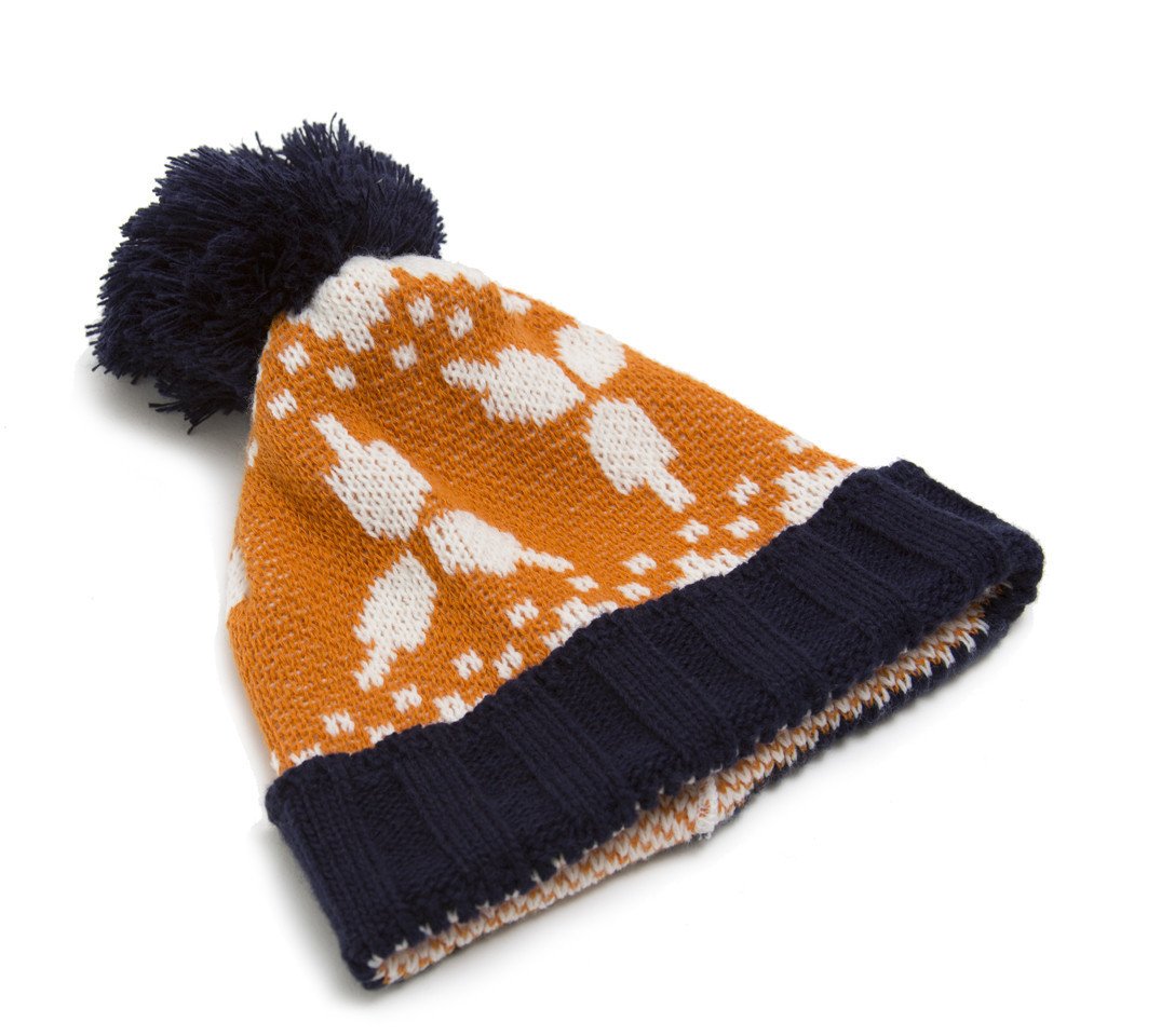 Hanukkah Beanie Hat in Navy、mySite、topwebapps