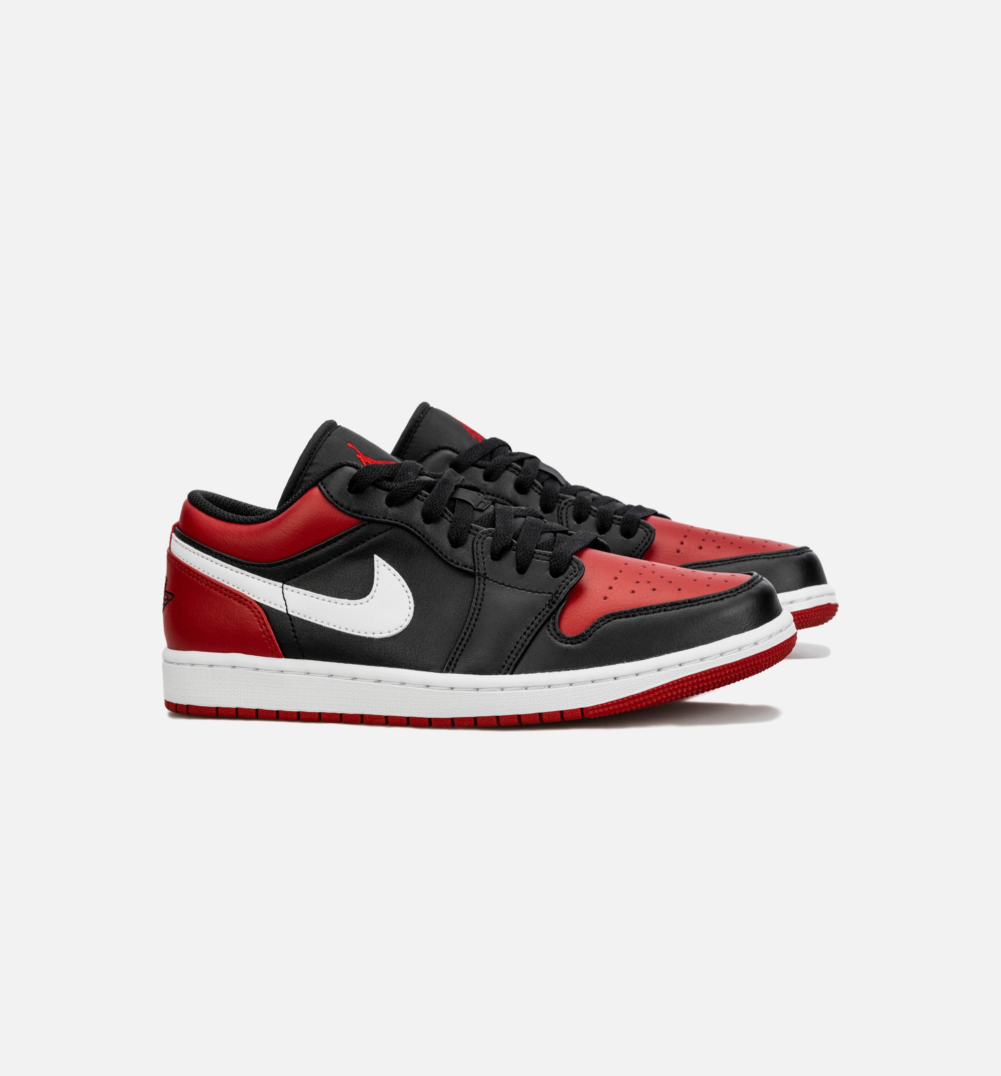 Air Jordan 1 Retro Low Bred Toe Mens Lifestyle Shoe - Black/Red、mySite、dreamappss