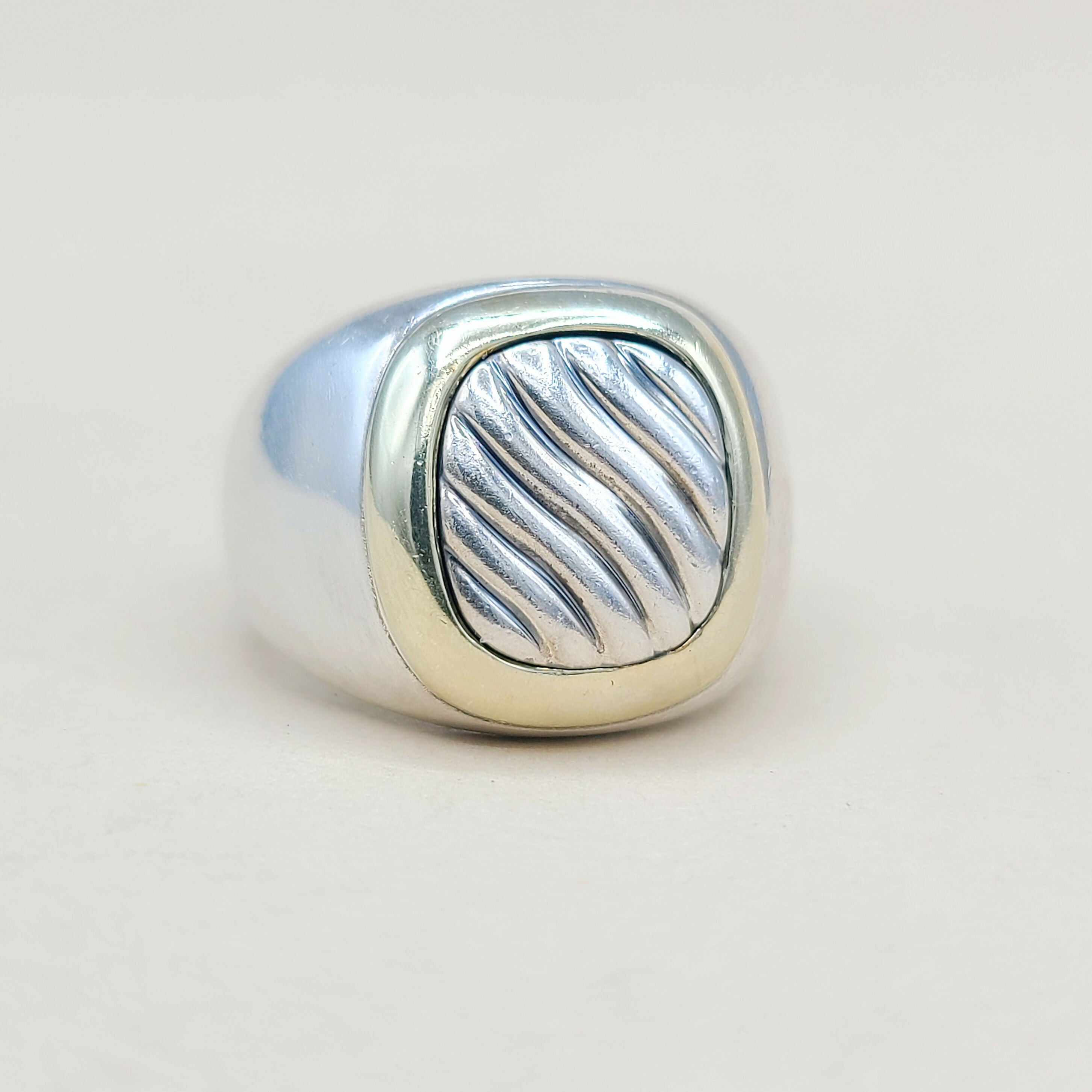 David Yurman Thoroughbred Signet Ring With Gold、mySite、hinf8tx79