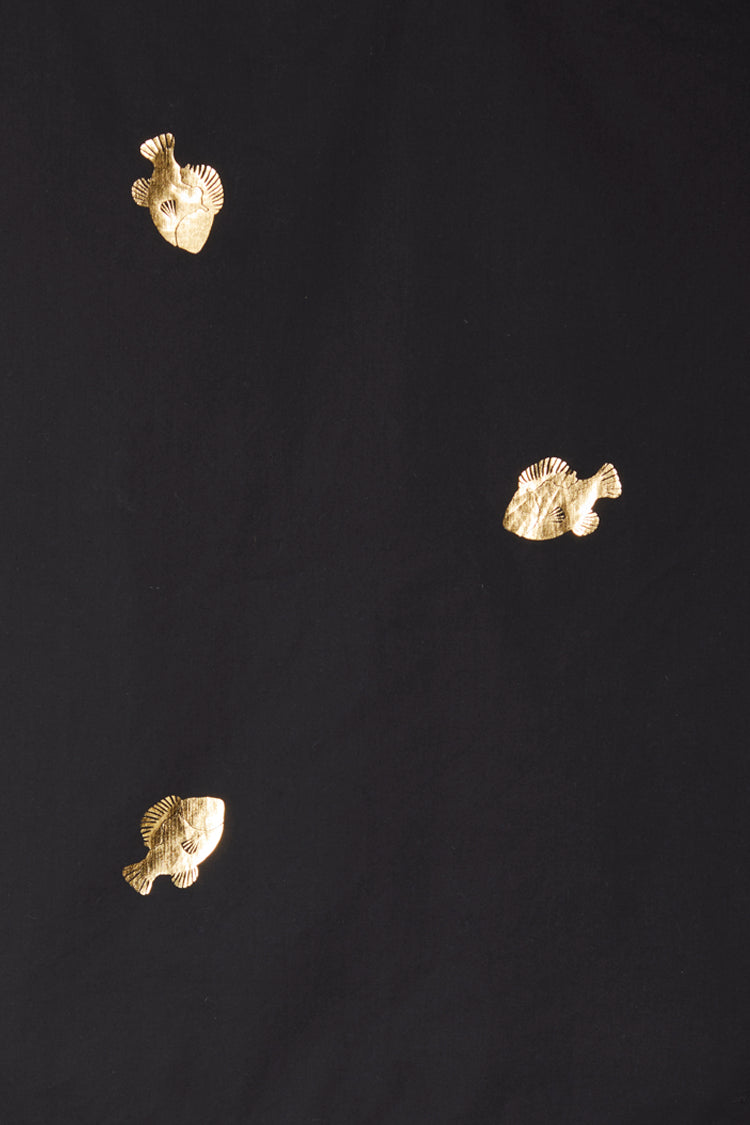 Black Bandana With Gold Fish、mySite、solidvoid