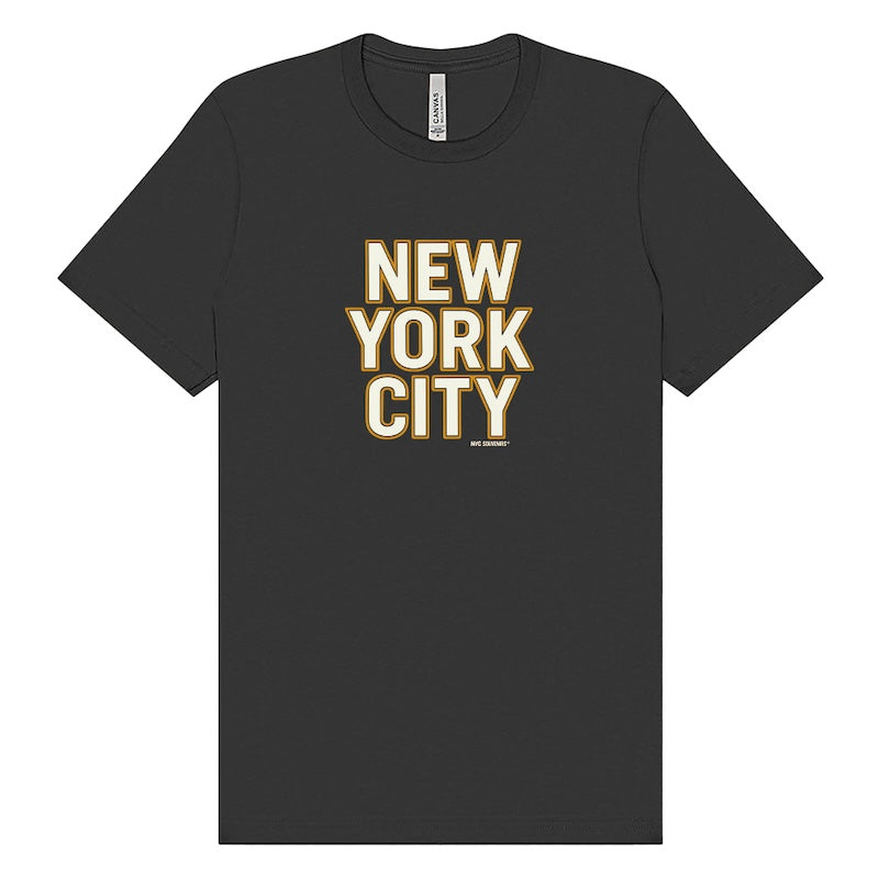 Souvenir Edit: NEW YORK CITY Cream Block Tee、mySite、vikingsvslions