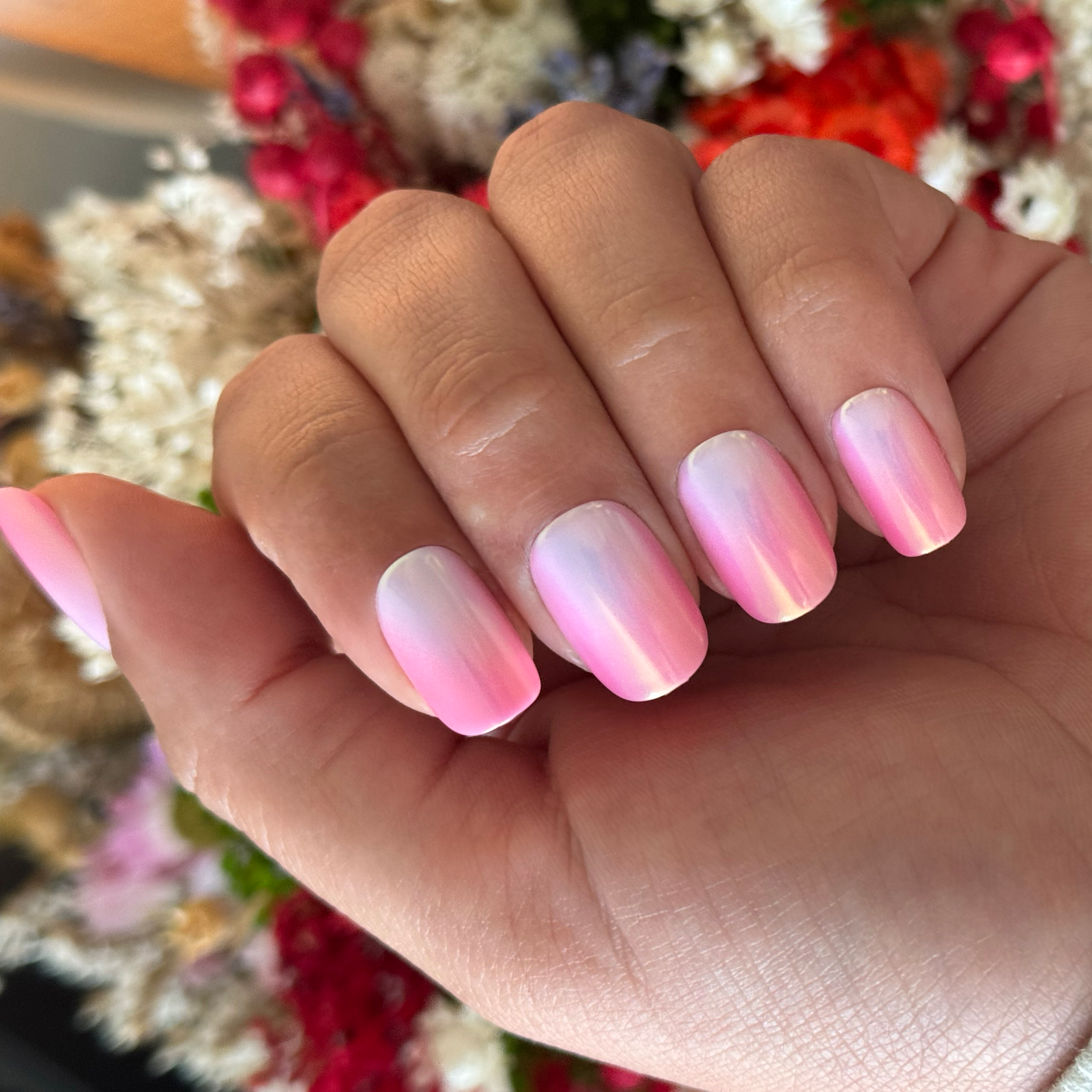 Sunrise Chrome - Press-On | Short | Squoval、mySite、solidvoid