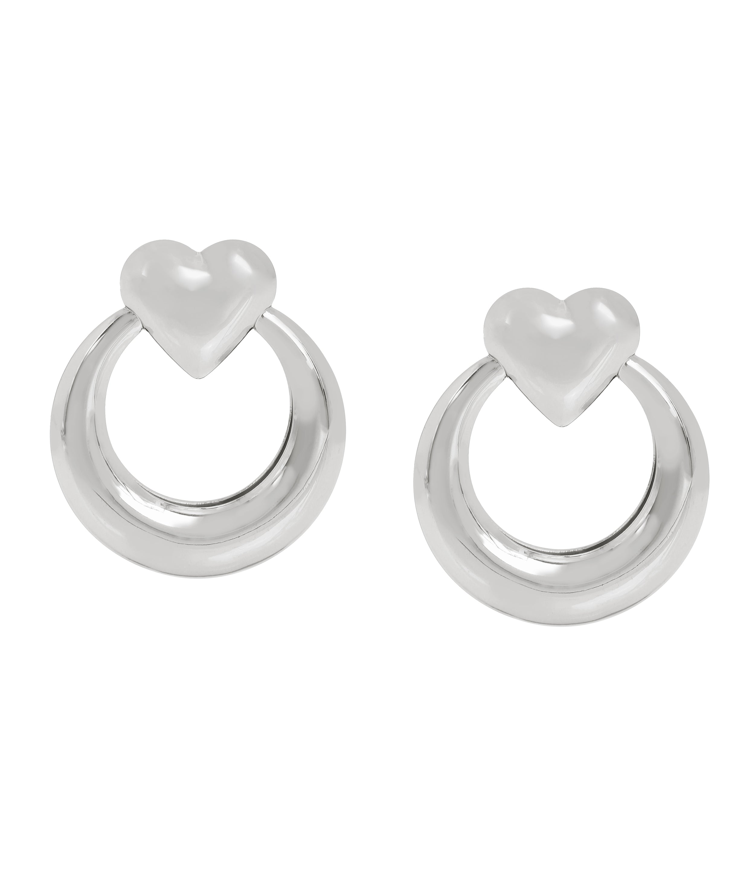 CLEAR HEART STUDS SILVER、mySite、dreamappss