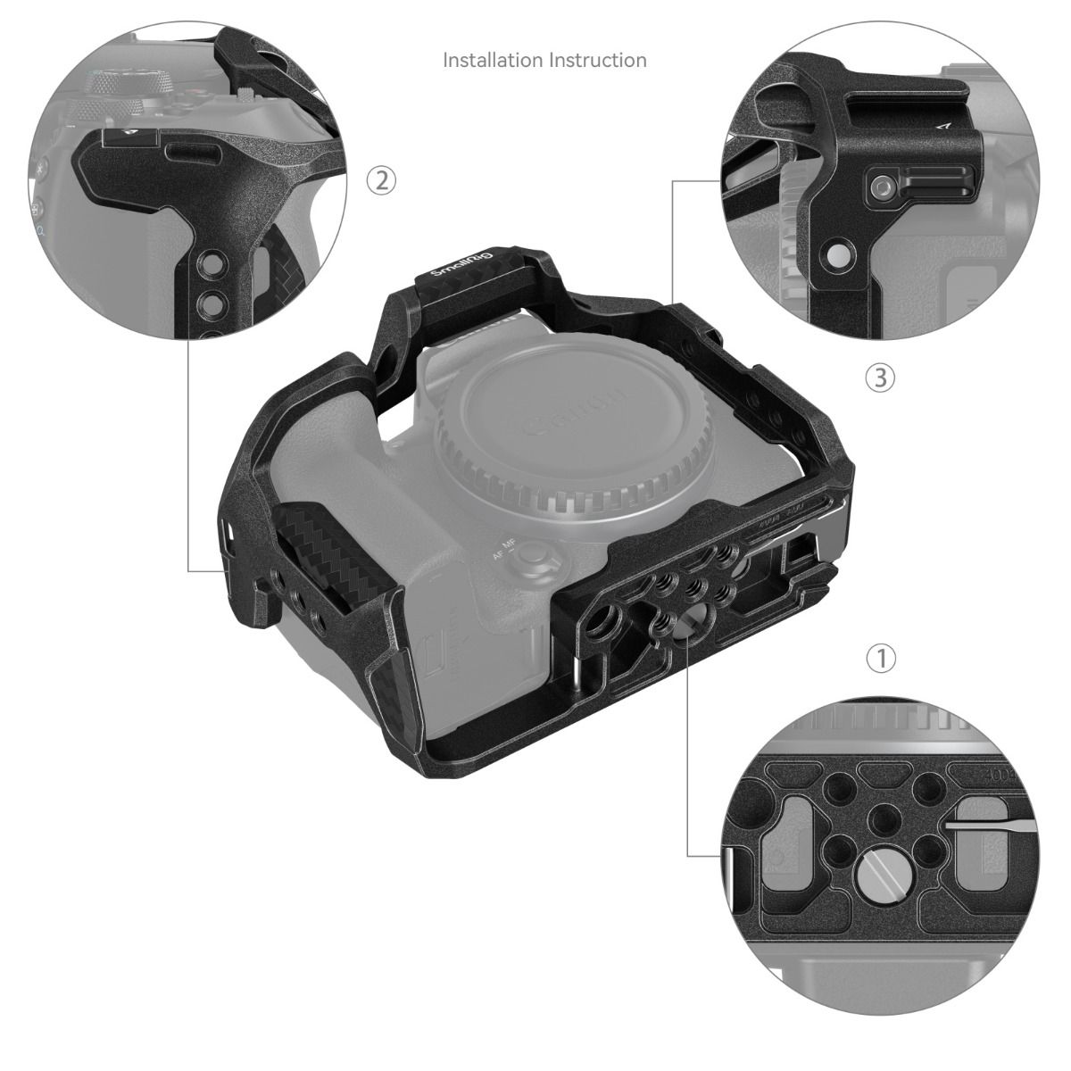 SmallRig Black Mamba Cage for Canon EOS R10 4004B、mySite、camillekostekn