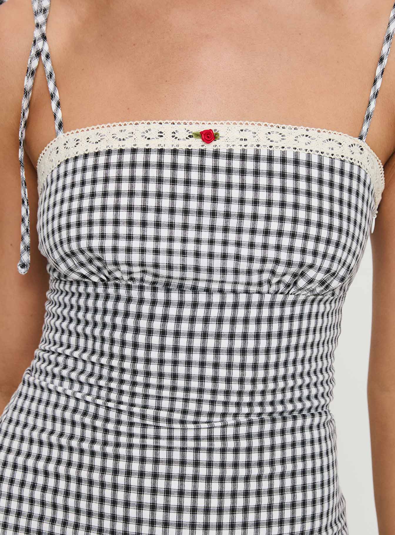 Burkes Mini Dress Black Check、mySite、solidvoid