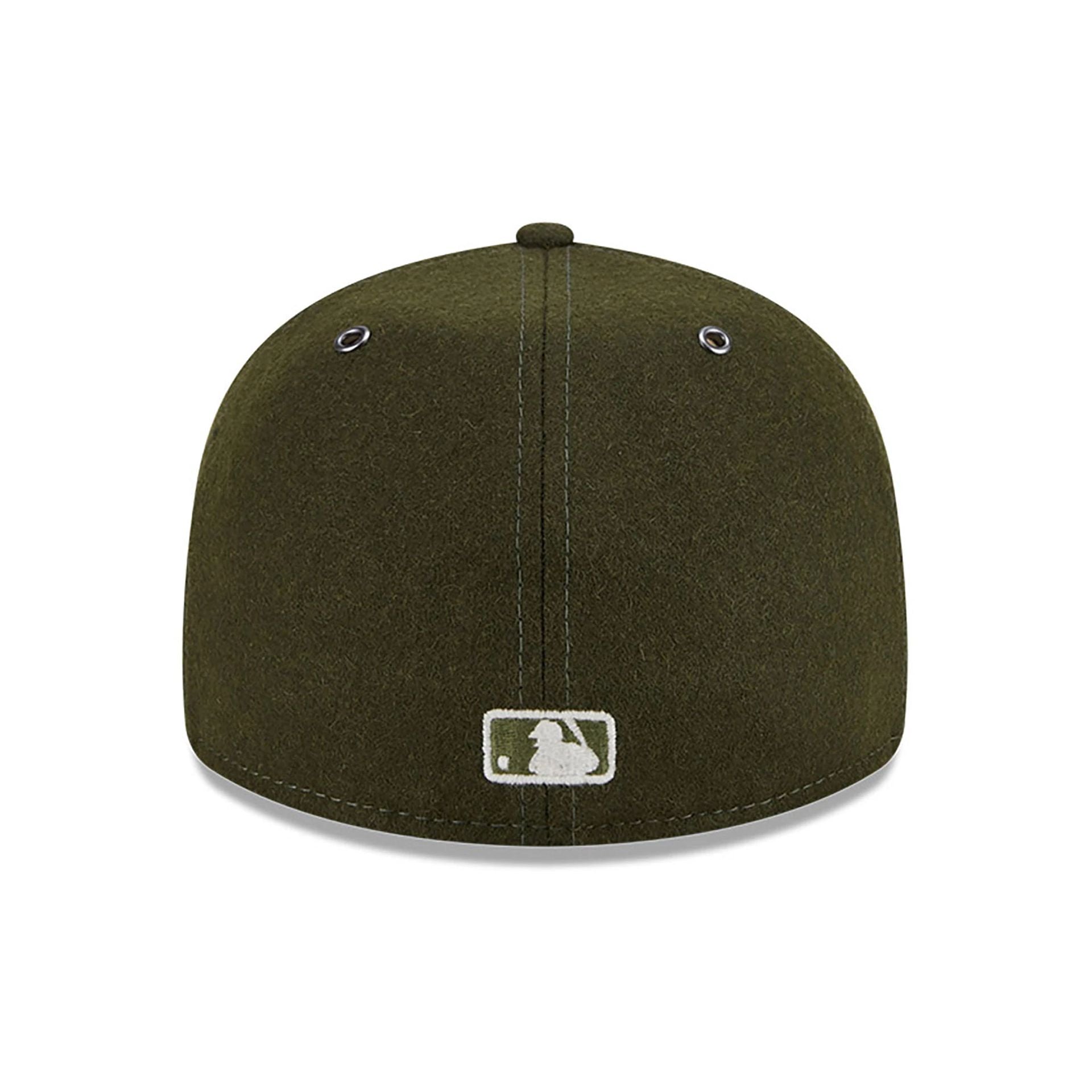 Atlanta Braves Wool Green Retro Crown 59FIFTY Fitted Cap、mySite、vikingsvslions