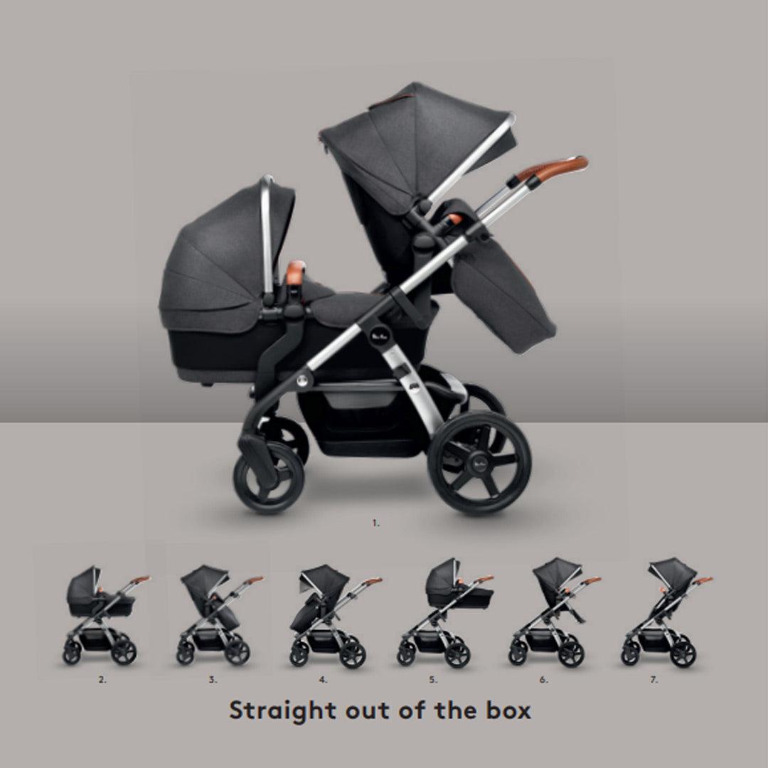  Silver Cross Wave 3 Pushchair - Onyx、mySite、merchandisen