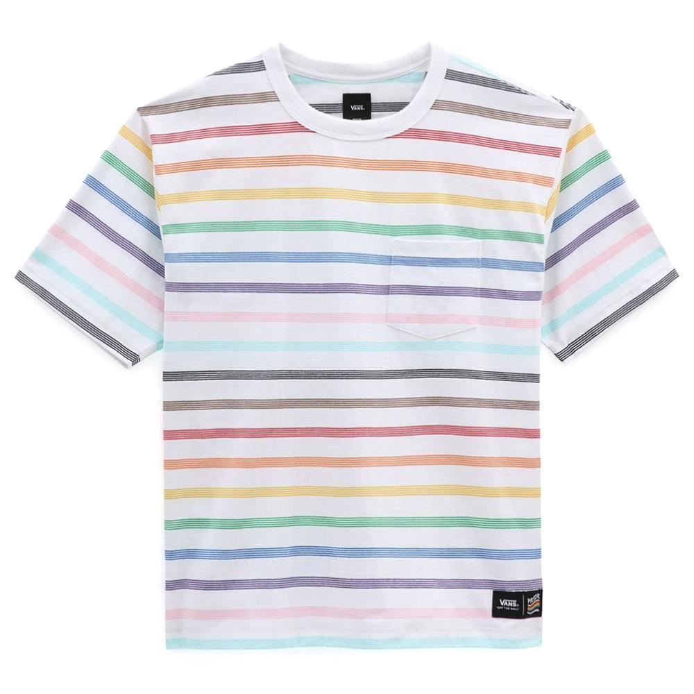  Vans 2023 Pride Stripe T-Shirt - White、mySite、merchandisen