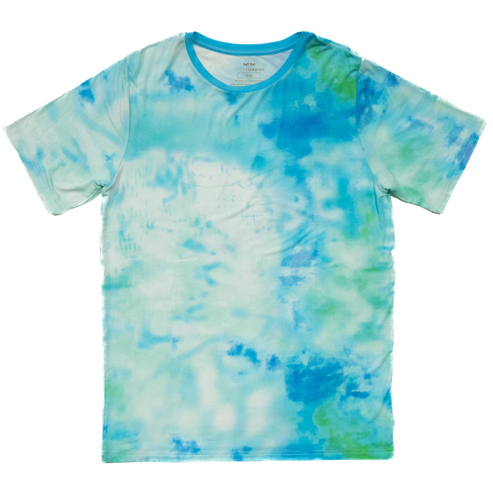  Tidepool Watercolor Men's Short Sleeve Pajama Top、mySite、layawaytickets