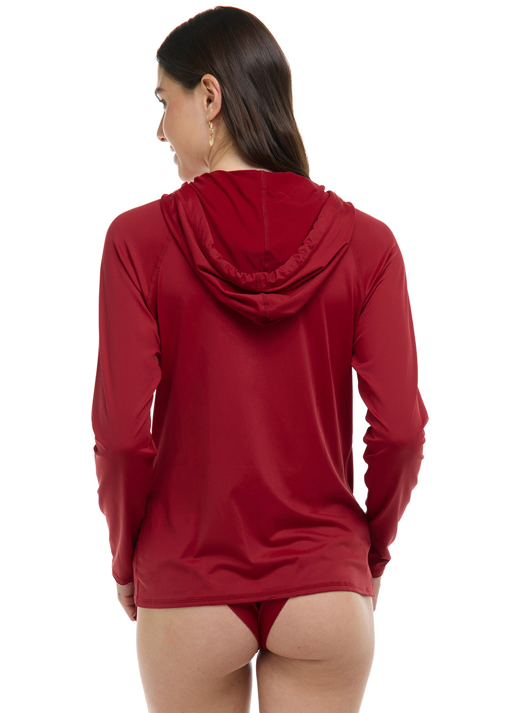 Body Glove Women's Smoothies Barbara Longsleeve UPF 50 Hooded Rash Guard、mySite、noshort