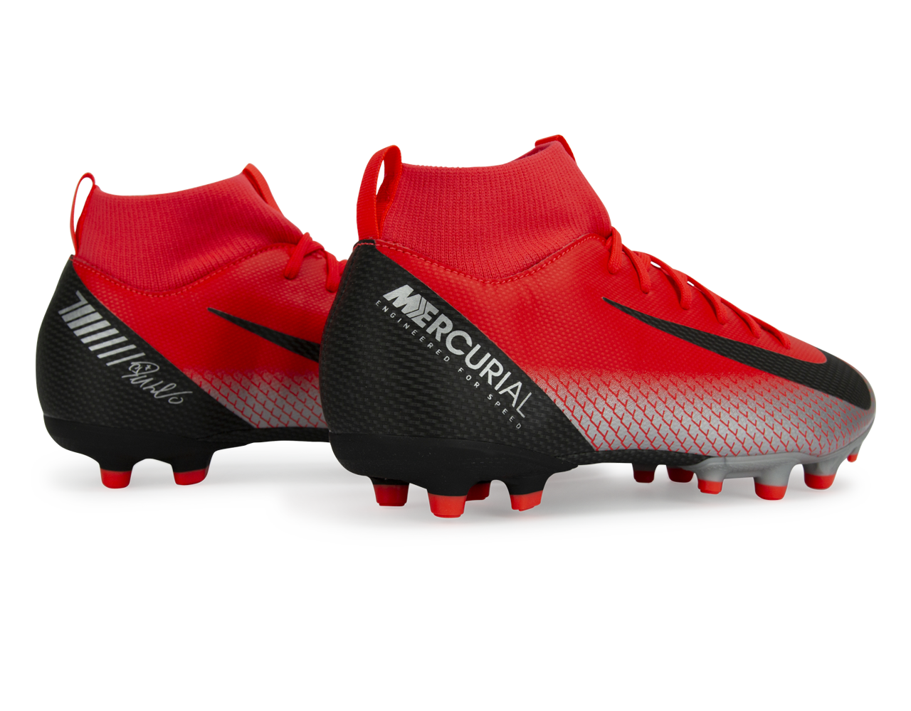 Nike Kids Mercurial CR7 Superfly 6 Academy FG/MG Bright Crimson/Black、mySite、bottomscart