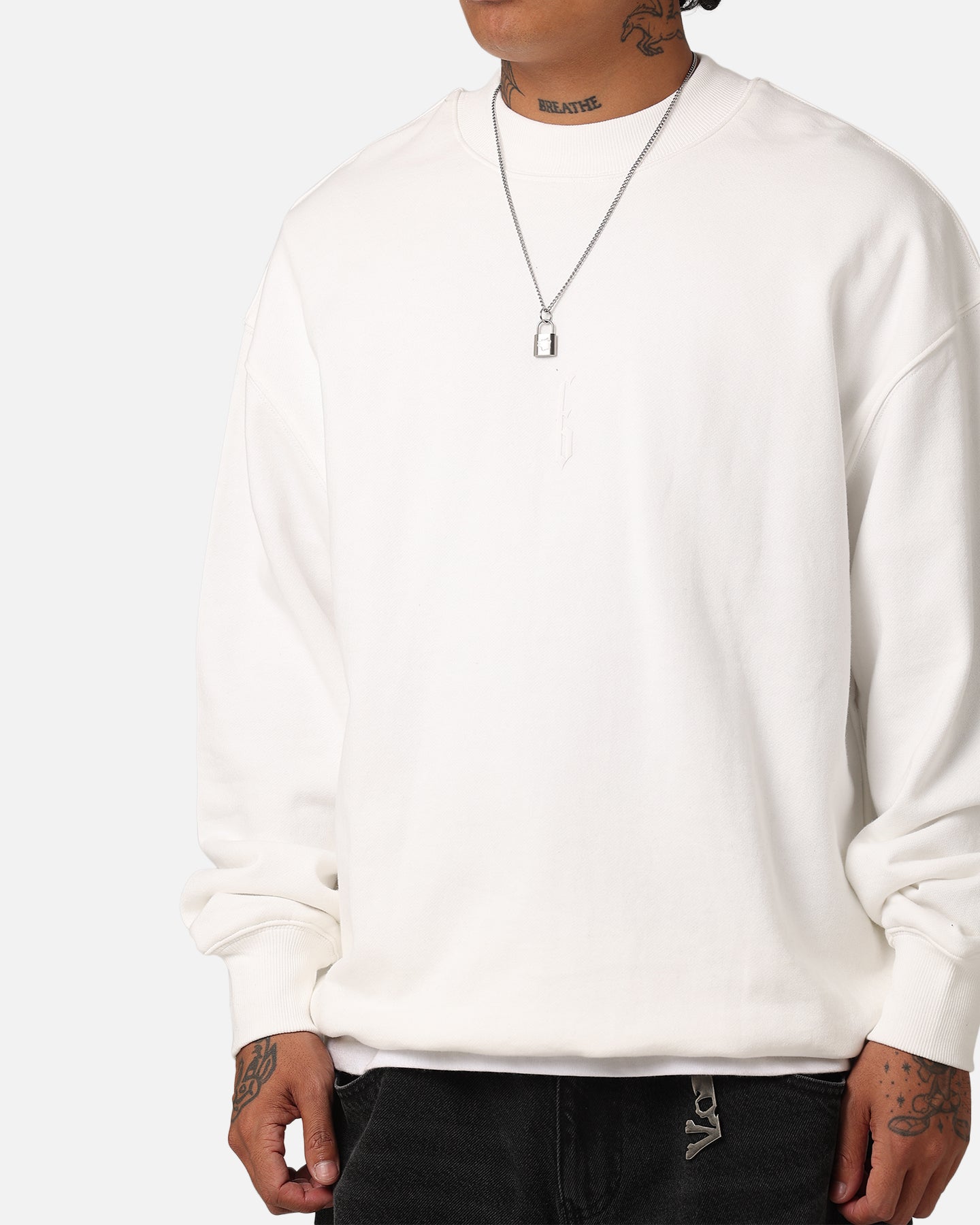 Fallen Breed Monogram Crewneck White/White、mySite、zt4zffjzw