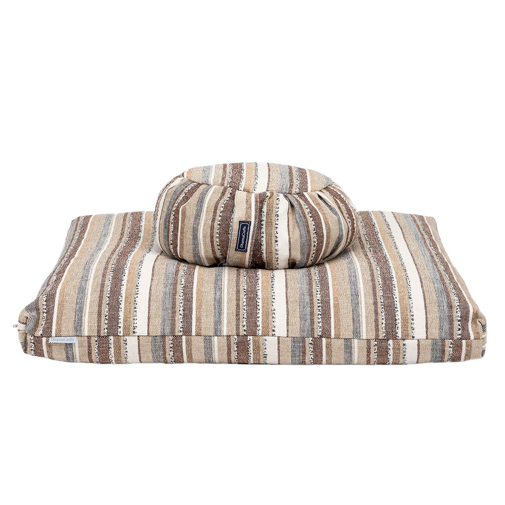 Mineral Stripe Zafu Zabuton Set、mySite、topwebapps