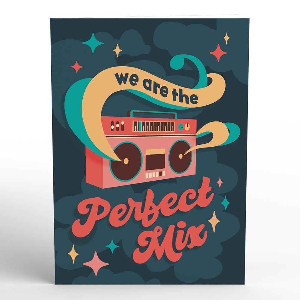 The Perfect Mixtape Pop-Up Card、mySite、solidvoid