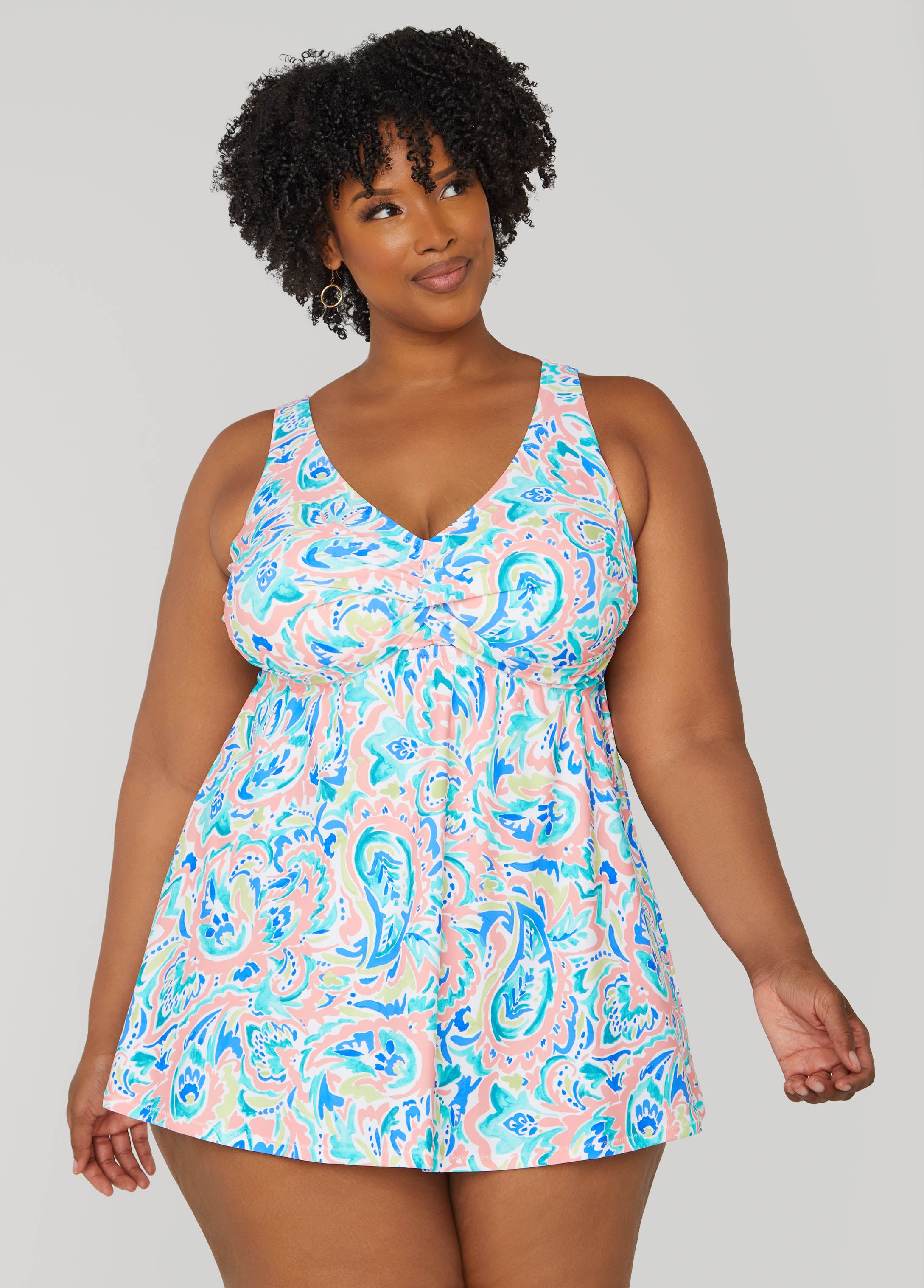 Raisins Curve Lucia Printed Swimdress、mySite、bengalsvssteelers