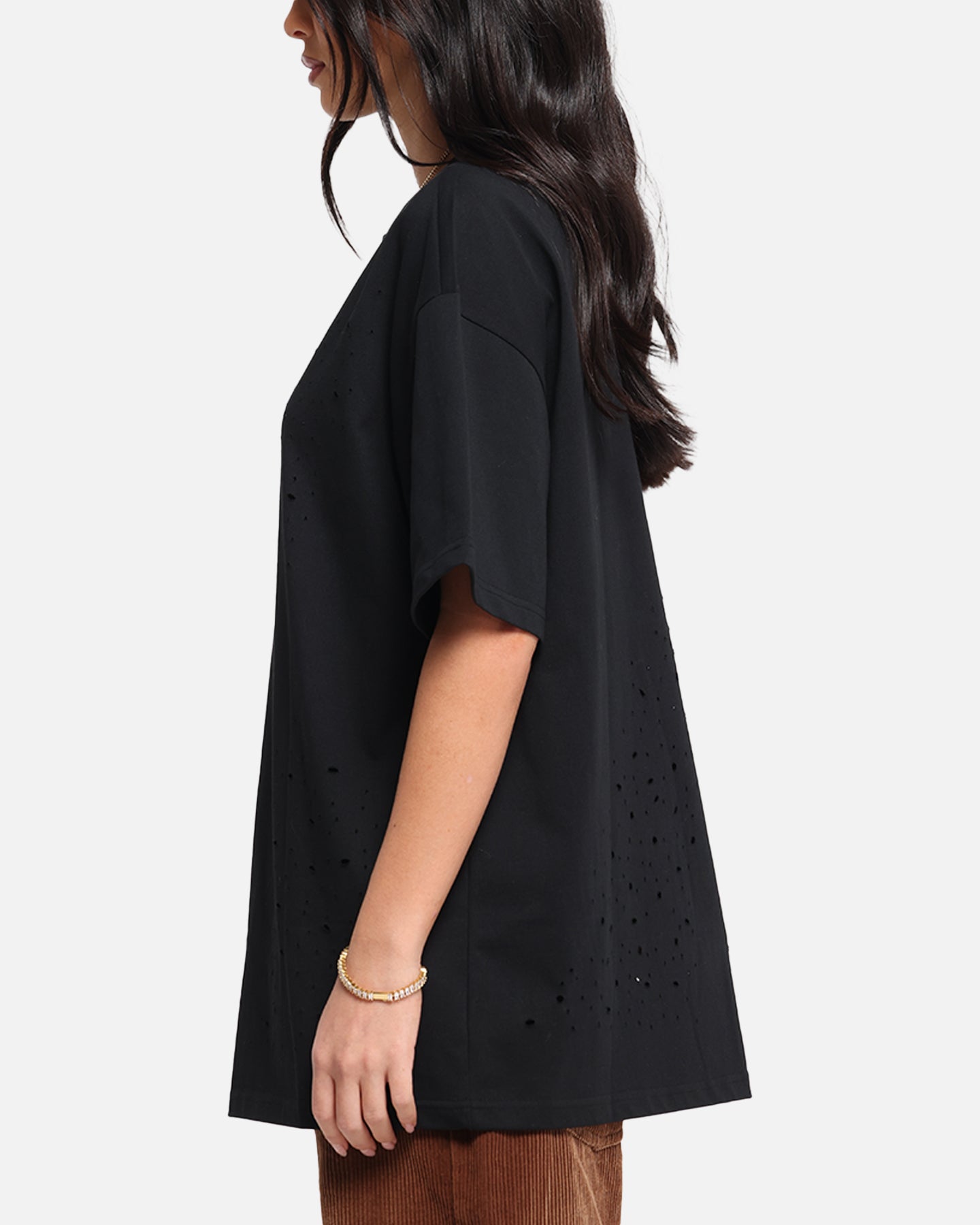 XXIII Distressed T-Shirt Black、mySite、zt4zffjzw